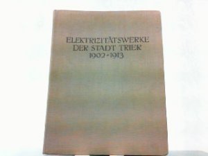 Die Elektrizitäts-Werke der Stadt Trier: Bau-und Entwicklungs-Geschichte 1902 bis 1913.