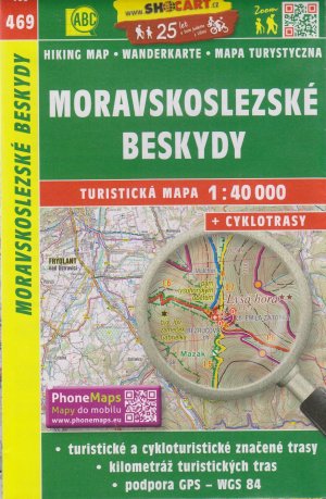 WK 469 - Moravskoslezské Beskydy / Mährisch-Schlesische Beskiden (Wander - Radkarte 1:40.000)