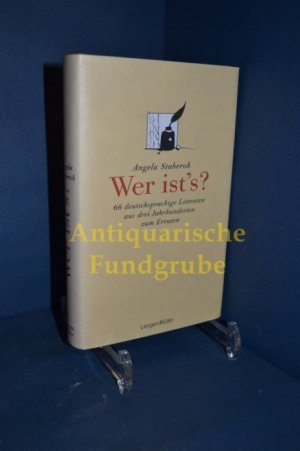 gebrauchtes Buch – Angela Staberoh – Wer ist's? : 66 deutschsprachige Literatinnen und Literaten zum Erraten.