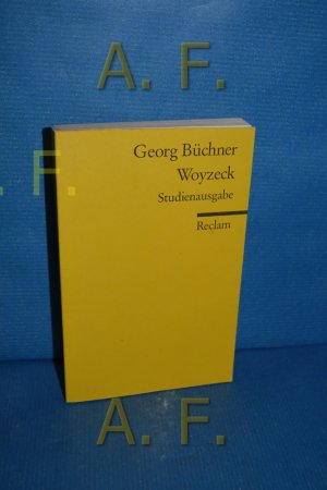 gebrauchtes Buch – Büchner, Georg und Burghard Dedner – Woyzeck (Studienausgabe) (Reclams Universal-Bibliothek , Nr. 18007)