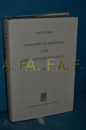 Gesammelte Aufsätze zur Religionssoziologie, Teil: 3., Das antike Judentum