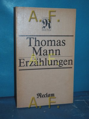 gebrauchtes Buch – Thomas Mann – Erzählungen