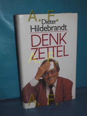 Denkzettel / SIGNIERT von Dieter Hildebrandt Zeichn. von Dieter Hanitzsch