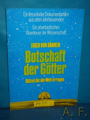 gebrauchtes Buch – Herbert Weiss – Neuer Film-Kurier Nr. 172. - Botschaft der Götter. Rätsel, die die Welt erregen (Darsteller/Sprecher:  Harald Leipnitz, Herbert Weicker, ...) März-Folge.