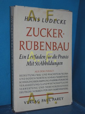 antiquarisches Buch – Hans Lüdecke – Zuckerrübenbau : Ein Leitfaden für die Praxis