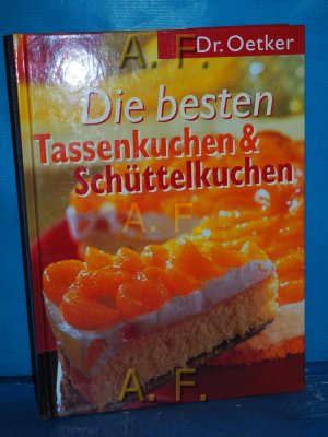 gebrauchtes Buch – Gromzik, Jasmin und Thomas Diercks – Dr. Oetker die besten Tassenkuchen und Schüttelkuchen. [Red. Jasmin Gromzik , Miriam Krampitz. Innenfotos Thomas Diercks ...]