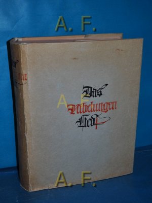 Das Nibelungen-Lied : Richard Wagner-Gedächtnis-Ausg. Übertr. v. Karl Simrock. Mit e. Vorw. v. W. Golther u. e. Einl. v. Max von Boehn