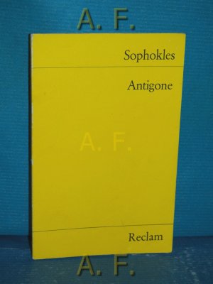 gebrauchtes Buch – Sophocles und Wilhelm Kuchenmüller – Antigone : Tragödie. Sophokles. Übers. von Wilhelm Kuchenmüller / Reclam-Basis-Bibliothek antike Literatur, Reclams Universal-Bibliothek Nr. 659