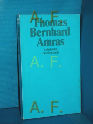 gebrauchtes Buch – Thomas Bernhard – Amras. Suhrkamp Taschenbuch  1506