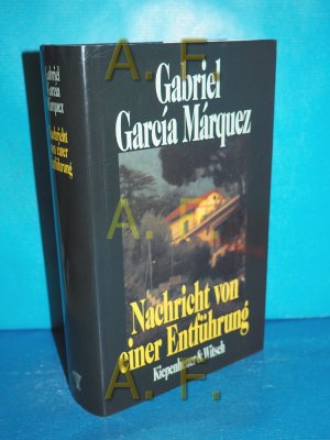 gebrauchtes Buch – García Márquez, Gabriel – Nachricht von einer Entführung. Aus dem Span. von Dagmar Ploetz