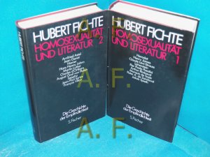 gebrauchtes Buch – Hubert Fichte – Homosexualität und Literatur in 2 Bänden (Fichte, Hubert: Die Geschichte der Empfindlichkeit)