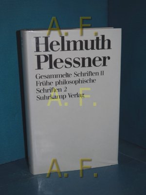 Gesammelte Schriften 2: Frühe philosophische Schriften 2