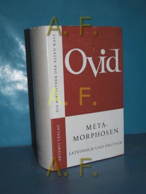 Metamorphosen lateinisch und deutsch (latine [la] deutsch [de)]: Epos in 15 Büchern (Metamorphosen, Libri XV)