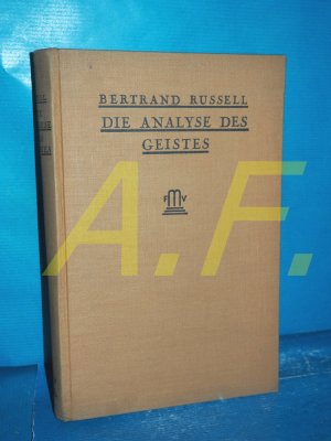 Die Analyse des Geistes