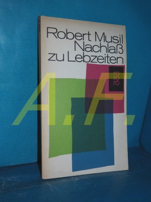 gebrauchtes Buch – Robert Musil – Nachlass zu Lebzeiten. rororo , 500