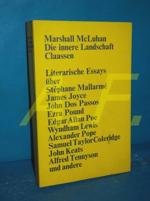 Die innere Landschaft : literar. Essays Herbert. Ausgew. u. hrsg. von Eugene McNamara. [Aus d. Amerikan. übers. von Donata Gräfin Finckenstein]