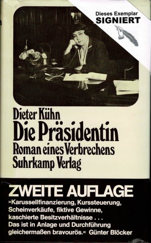 Die Präsidentin. Roman. (4.-6. Tsd.).