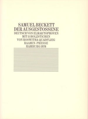 Der Ausgestossene. Deutsch von Elmar Tophoven. Mit 11 Holzstichen von Roswitha Quadflieg.