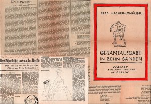 Ein Konzert. [Erstdruck]. Zeitungsausschnitt aus: "Berliner Tageblatt" Jg. 59, Nr. 157 (Abend-Ausgabe) vom 29. März 1930. (3 1/2 Spalten).