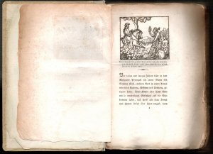 Der Goldfaden, eine schöne alte Geschichte, wieder herausgegeben von Clemens Brentano. Mit Vignetten [von Ludwig Emil Grimm].