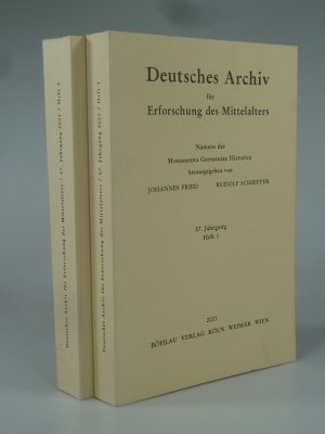 Deutsches Archiv für Erforschung des Mittelalters 57. Jahrgang Heft 1+2.