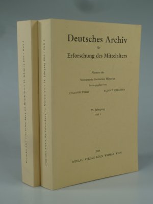 Deutsches Archiv für Erforschung des Mittelalters 59. Jahrgang Heft 1+2.