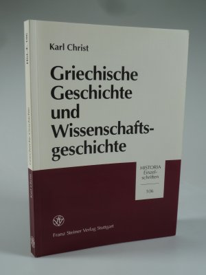 Griechische Geschichte und Wissenschaftsgeschichte.