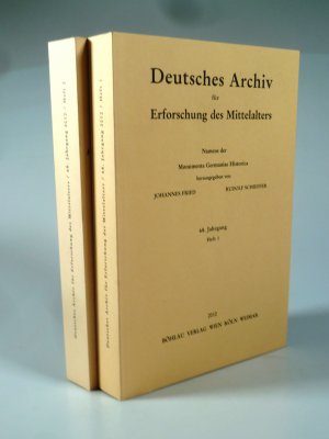 Deutsches Archiv für Erforschung des Mittelalters 68. Jahrgang Heft 1+2.