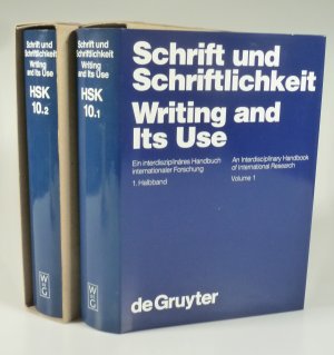 Schrift und Schriftlichkeit. Writing and Ist Use 2 Bände.