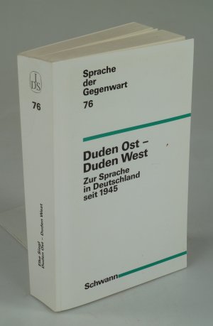 gebrauchtes Buch – SIEGL, Elke Annalena – Duden Ost - Duden West.