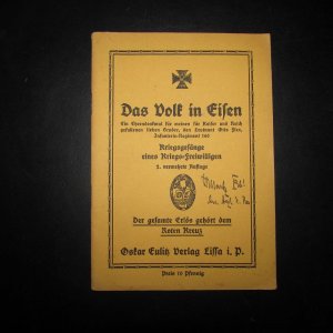 Das Volk in Eisen - Gesänge eines Kriegs-Freiwilligen