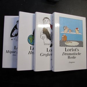 Loriots esammelte Werke in vier Bänden in Kassette: Großer Ratgeber; Heile Welt; Großes Tagebuch; Dramatische Werke (Kunst)