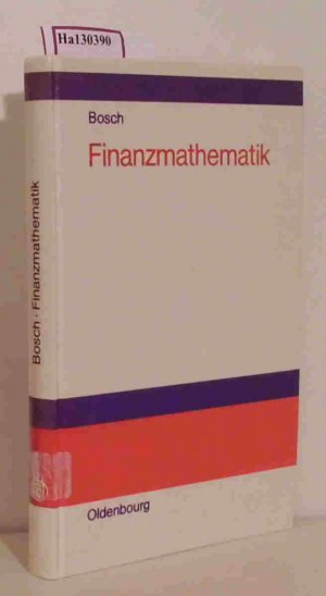 Finanzmathematik.