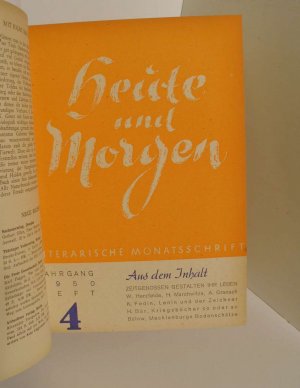 Heute und Morgen, Jahrgang 1950 Heft 1 - 12 Literarische Monatsschrift