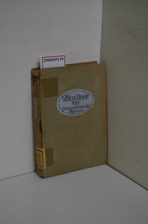 Ritas Briefe. Dritter (III.) Teil / Hausens Bücherei Nr. 66/67