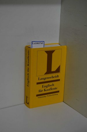 gebrauchtes Buch – Sester, Franz und Elfriede Sester – Englisch für Kaufleute / von Franz Sester u. Elfriede Sester / Langenscheidts Handbücher der Handelskorrespondenz