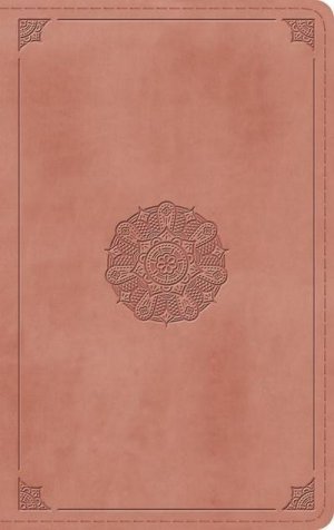 ESV Thinline Bible, Red Letter (Trutone, Blush Rose, Emblem Design)