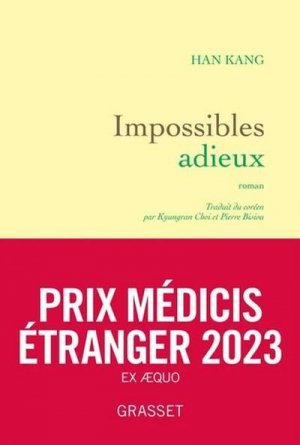 neues Buch – Han Kang – Impossibles adieux