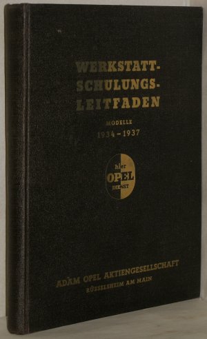 Werkstatt-Schulungs-Leitfaden. Modelle 1934-1937.