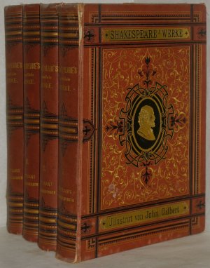 Sämmtliche Werke. 4 Bände. Eingeleitet und übersetzt von A. W. Schlegel, Fr. Bodenstedt, N. Delius, F. A. Gelbcke, O. Gildemeister, G. Herwegh, P. Heyse […]