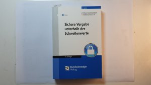 gebrauchtes Buch – Christopher Zeiss – Sichere Vergabe unterhalb der Schwellenwerte