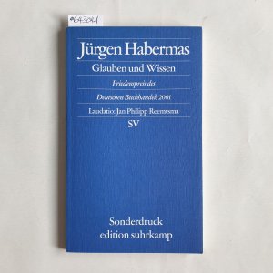 gebrauchtes Buch – Jürgen Habermas – Glauben und Wissen