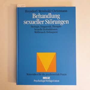 gebrauchtes Buch – Fred Christmann – Behandlung sexueller Störungen : Ätiologie, Diagnostik, Therapie: Sexuelle Dysfunktionen, Missbrauch, Delinquenz