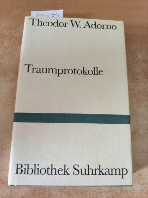 gebrauchtes Buch – Adorno, Theodor W – Traumprotokolle