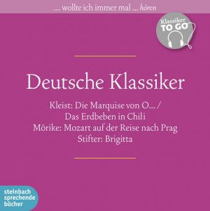 gebrauchter Tonträger – Kleist, Heinrich von – Deutsche Klassiker: Klassiker to go Klassiker to go