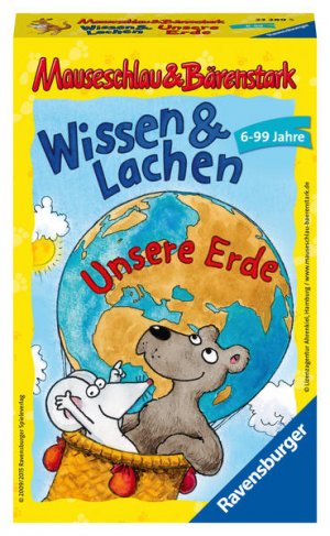 gebrauchtes Spiel – Ingeborg Ahrenkiel – Ravensburger Mitbringspiele 23289 - Mauseschlau & Bärenstark Wissen und Lachen – Unsere Erde Unsere Erde