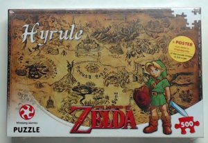 Winning Moves - Puzzle (500 Teile) - Zelda Hyrule Field - Zelda Merchandise - Alter 10+