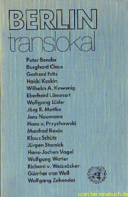 gebrauchtes Buch – Berlin translokal