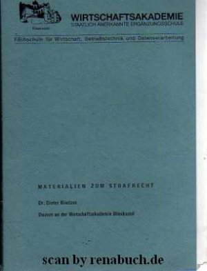 Materialien zum Strafrecht