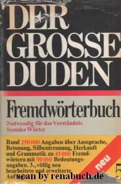 Der Grosse Duden: Fremdwörterbuch